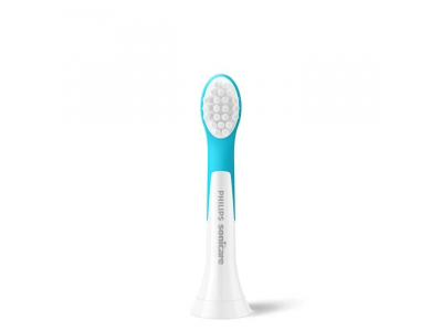 Sonicare for Kids Mini zobu birstes uzgalis, 2 gab,3+, Balta/ciāna