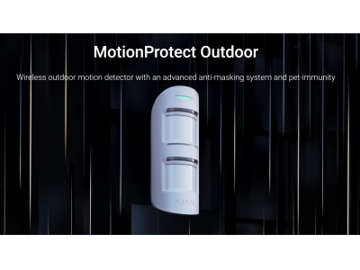 AJAX ® DETECTOR WRL MOTIONPROTECT / OUTDOOR WHITE 12895 AJAX