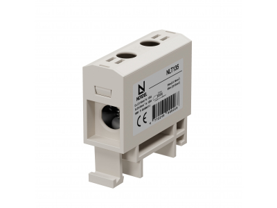 NORDEL™ NLT135 Universālā spaile 1x2,5–35 mm², pelēka, alumīnija/vara (Al/Cu) vadītājiem