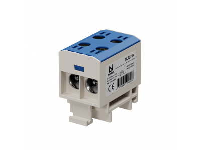 NORDEL™ NLT235 Universālā spaile 2x2,5–35 mm², zila, alumīnija/vara (Al/Cu) vadītājiem