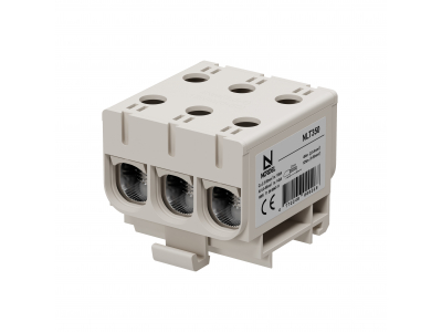 NORDEL™ NLT350 Universālā spaile 3x2,5–50 mm², pelēka, alumīnija/vara (Al/Cu) vadītājiem