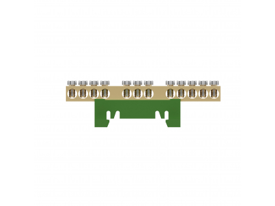 NORDEL™ NPE spailes 63A 12x16 mm² zaļas