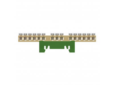 NORDEL™ NPE spailes 63A 15x16 mm² zaļas