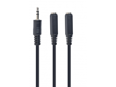CABLE AUDIO SPLITTER 3.5MM/10CM WHT CCA-415-0.1M GEMBIRD