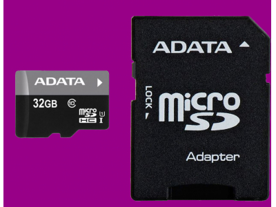 ElectroBase ® 32GB Meža | Medību kameras Atmiņas karte MICRO SD ar SD adapteri, SDHC, CLASS 10 (ADATA)