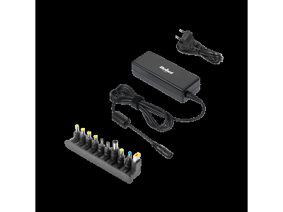 REBEL ™ Universālais strāvas adapteris datoram 90W | 18.5-20V | 10 spraudņi | + elektrības kabelis