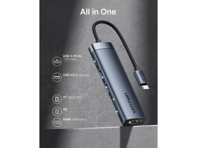 I/O VIDEO TRANSMITTER/RECEIVER/HDMI BLACK ADKB0 VENTION