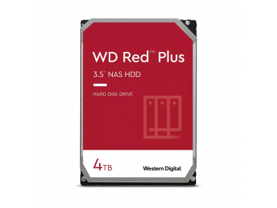 HDD|WESTERN DIGITAL|Red Plus|4TB|SATA|256 MB|5400 rpm|3,5"|WD40EFPX