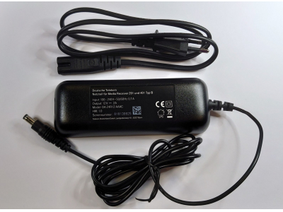 ElectroBase ® Barošanas bloks - adapteris 12V 2A 24W DC kon. 5.5/2.1-2.5 Desktop melns DT DA24R12AAAC
