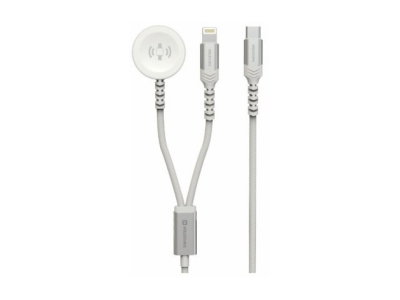 Lādētājs Swissten 2in1 Apple Watch + Lightning 1.2m