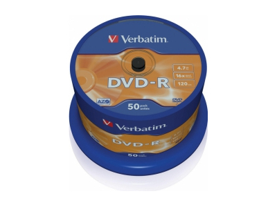Matricas DVD-R AZO Verbatim 4.7GB 16x 50 Pack Spindle