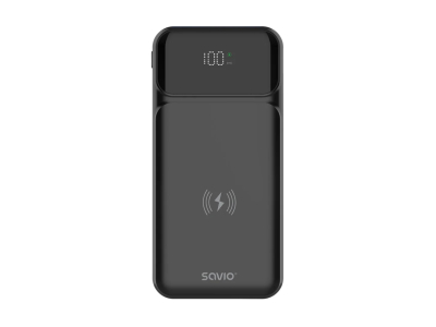 Enerģijas krātuve SAVIO POWER BANK wireless10000mAh