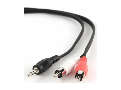 Kabelis Gembird 3.5mm Jack - 2x RCA 0.2m