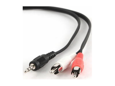 Kabelis Gembird 3.5mm Jack -2x RCA 5m