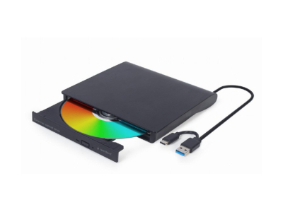 Ārējais diskdzinis Gembird USB Type-C USB 3 Gen 1 melns
