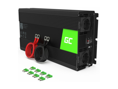 Green Cell Car Power Inverter Converter 24V to 230V 1500W/ 3000W