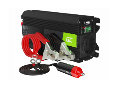 Green Cell PRO Car Power Inverter Converter 24V to 230V 500W/ 1000W with USB