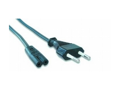 Gembird EU 2pin 1.8m Black