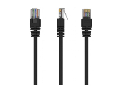 Kabelis Gembird Patch UTP 0.25 m CAT 5e Black