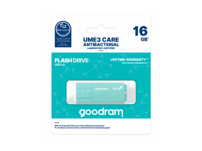Goodram UME3 Care USB 3.0 16GB Turquoise