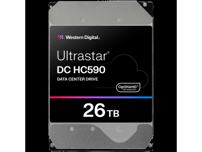 HDD Server WD/HGST ULTRASTAR DC HC590 (3.5’’, 26TB, 512MB, 7200RPM, SATA 6Gb/s, 512E SE NP3) SKU: 0F65672 WUH722626ALE6L4