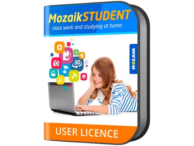 Mozaik STUDENT license for all platform, for one student, 1 year WP-1Y
