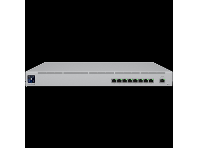 Ubiquiti USW-Mission-Critical switch with integrated 368Wh Lithium-ion battery, capable of providing uninterruptible power for 8 devices. USW-MISSION-CRITICAL-EU