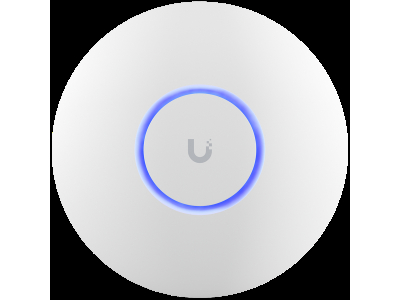 UBIQUITI U6+, WiFi 6, 4 spatial streams, 140 m² (1,500 ft²) coverage, 300+ connected devices, Powered using PoE, GbE uplink. U6-PLUS