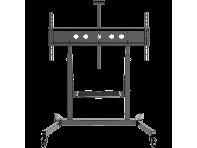 ONKRON Mobile TV Stand Rolling TV Cart for 50 to 100-Inch Screens up to 120 kg, black TS1991-B