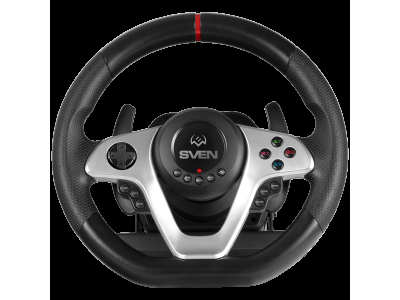 Steering wheel SVEN GC-W1000 (pedals, gearbox, force feedback, D-pad, 17 bt, XB1/P4/PC/X-D-Inpu) SV-022495