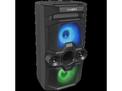 Speaker SVEN PS-650, black (50W, TWS, Bluetooth, FM, USB, microSD, LED-display, 4000mA*h) SV-018450
