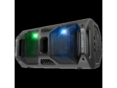 Speaker SVEN PS-600, black (50W, TWS, Bluetooth, FM, USB, microSD, LED-display, 4000mAh) SV-018443