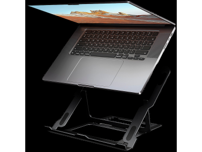 AXAGON STND-LAB ALU stand for 10'' - 17,3'' laptops, 8 adjustable angles, black STND-LAB