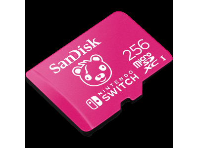 SANDISK Nintendo MicroSD UHS I Card - Fortnite Edition, Cuddle Team, 256GB SDSQXAO-256G-GN6ZG