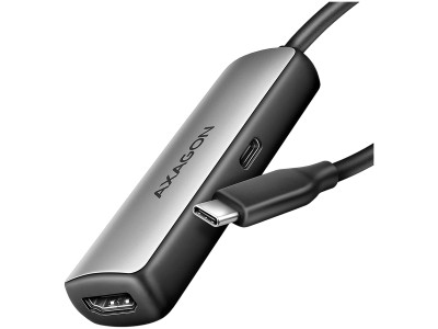 AXAGON RVC-HI8KPD USB-C - HDMI 2.1 adapter, 8K/60Hz, 4K/144Hz, HDR10+, PD 100W RVC-HI8KPD