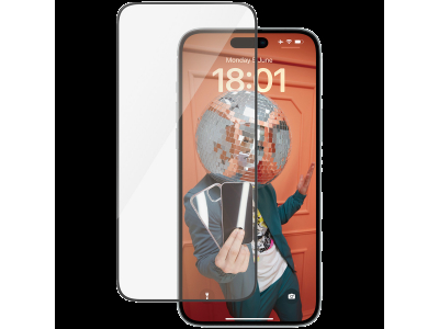 PanzerGlass Screen Protector iPhone 15 Plus | Ultra-Wide Fit w. EasyAligner PG_2811