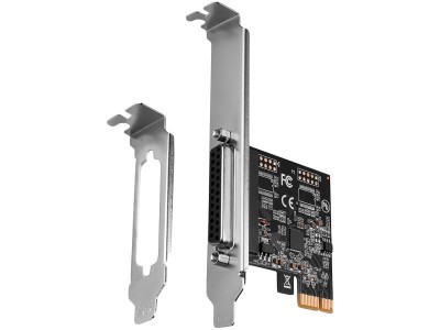 Axagon PCI-Express card with one parallel port. Low profile. PCEA-P1N