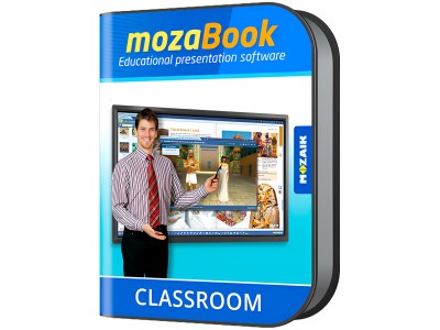 mozaBook CLASSROOM, interactive educational software for teachers, 1 year MC-1Y-1A