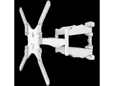 ONKRON Monitor desk mount for 37” – 70 Inch LCD LED OLED Screens, White M5-W
