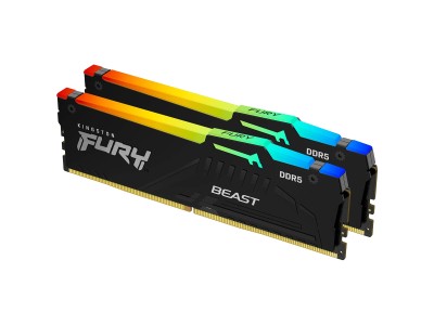Kingston 32GB 6800MT/s DDR5 CL34 DIMM (Kit of 2) FURY Beast RGB EXPO KF568C34BBEAK2-32