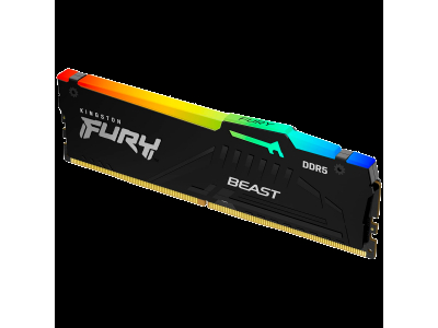 Kingston 16GB 6800MT/s DDR5 CL34 DIMM FURY Beast RGB EXPO KF568C34BBEA-16