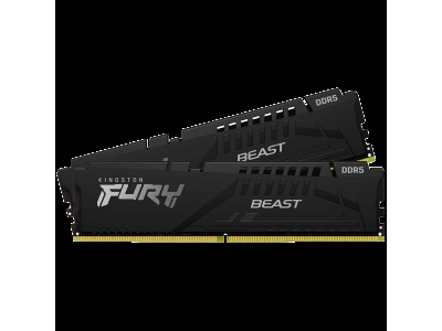 Kingston 32GB 6000MT/s DDR5 CL36 DIMM (Kit of 2) FURY Beast Black EXPO KF560C36BBE2K2-32