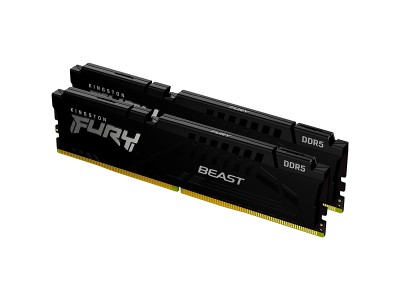 Kingston DRAM 32GB 5600MT/s DDR5 CL40 DIMM (Kit of 2) FURY Beast Black XMP KF556C40BBK2-32