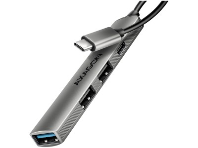 HUE-STC ALU STRIP USB-C 4 port hub HUE-STC