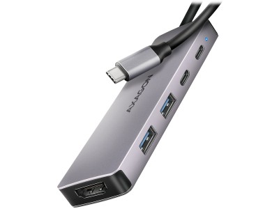 AXAGON HMC-5H60 USB-C 3.2 Gen 1 hub, 2x USB-A, 1x USB-C, 4K 60Hz HDMI, PD 100W, 15cm USB-C cable HMC-5H60