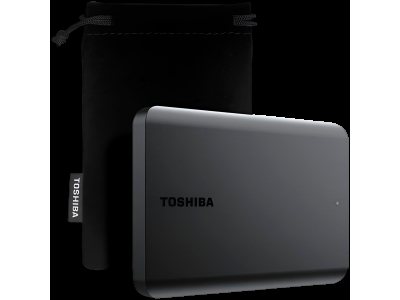 Toshiba External Hard Drive Canvio Basics Excl (2.5" 2TB, USB3.2 Gen 1, Black) HDTB520MK3AA