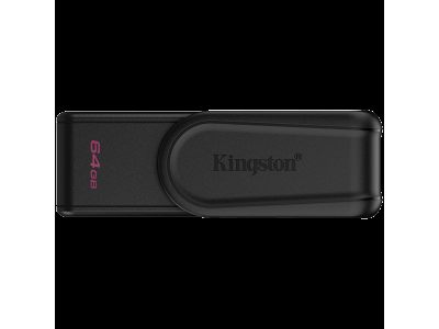 Kingston  64GB Portable USB 3.2 Gen 1 DataTraveler Exodia S (Black/Black) DTXS/64GB