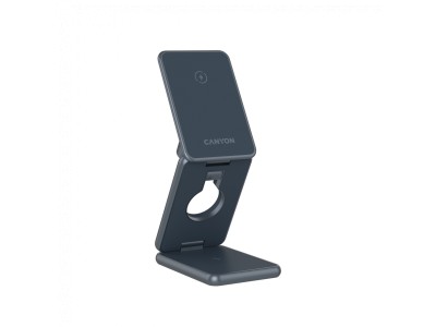 CANYON Foldable wireless charger OnCharge 309 15W 3in1 Metal CNS-WCS309M