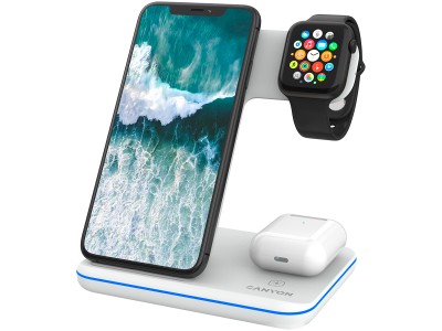 CANYON wireless charger WS-303 15W 3in1 White CNS-WCS303W