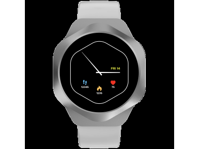 CANYON Smart Watch Hexagon 88 BT-CALL Silver CNS-SW88SS